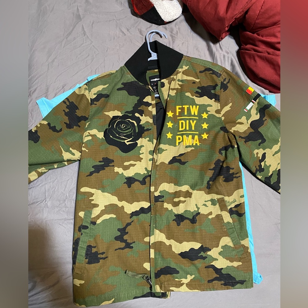 The hundreds zip up Jacket Camo Size M